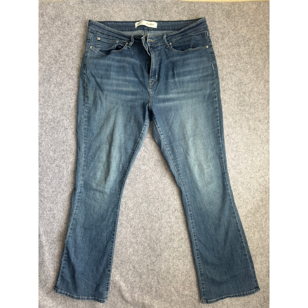 Signature by Levi Strauss Womens Mid Rise Bootcut Jeans 34x31 No Size Tag